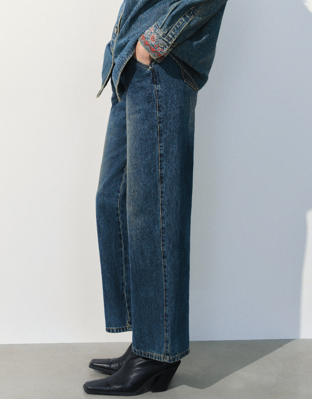 Wide-Leg Jeans