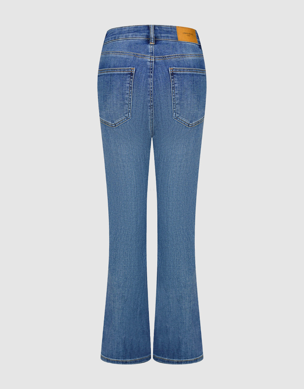 Split Hem Straight Jeans