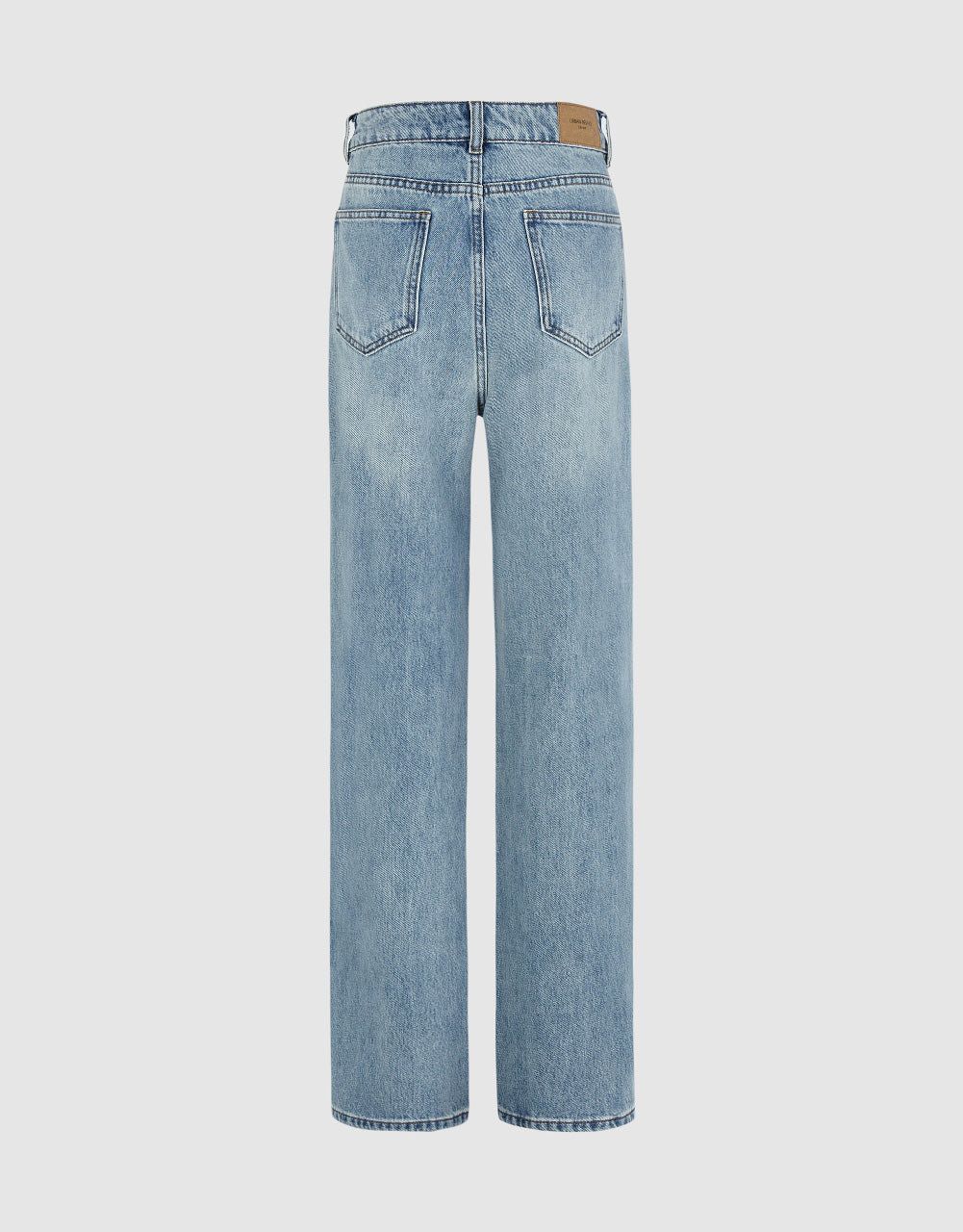 Front Pocket Straight Jeans