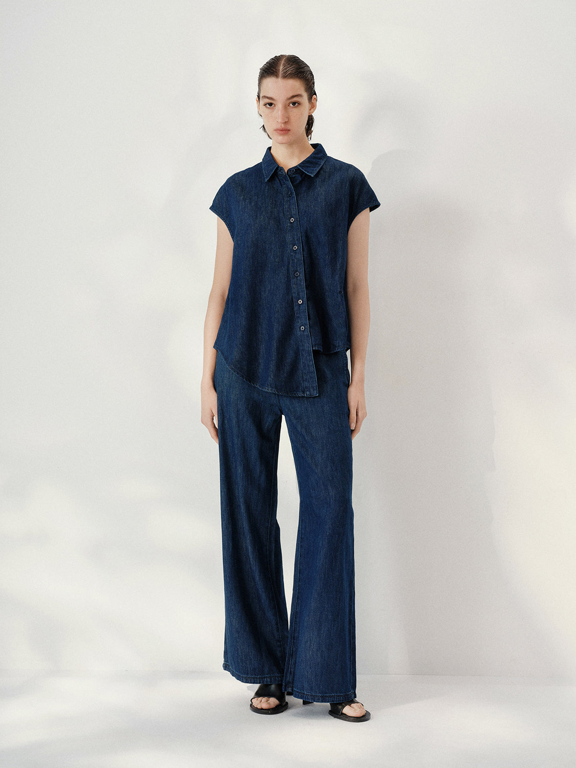 Sleeveless Denim Shirts