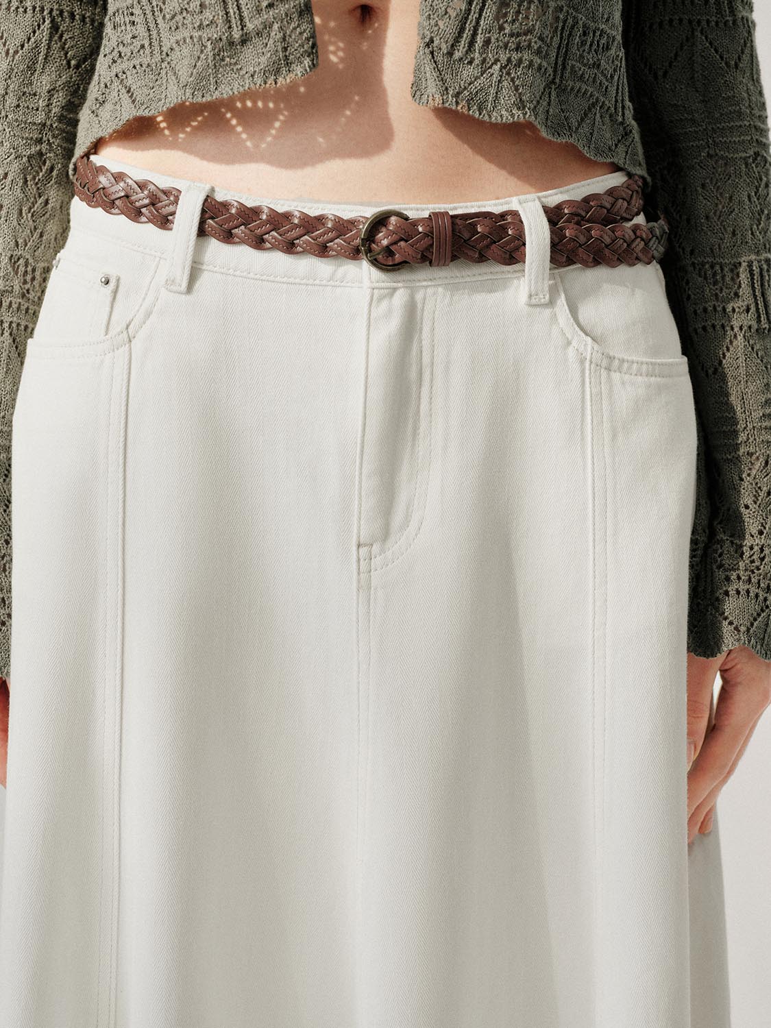 Denim Maxi Skirts