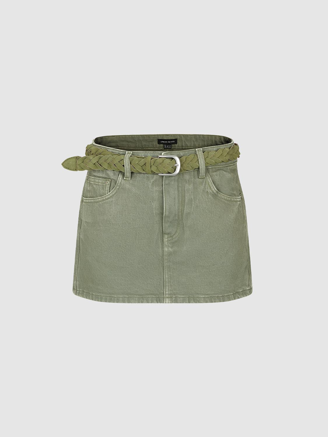 Denim Mini Skirts