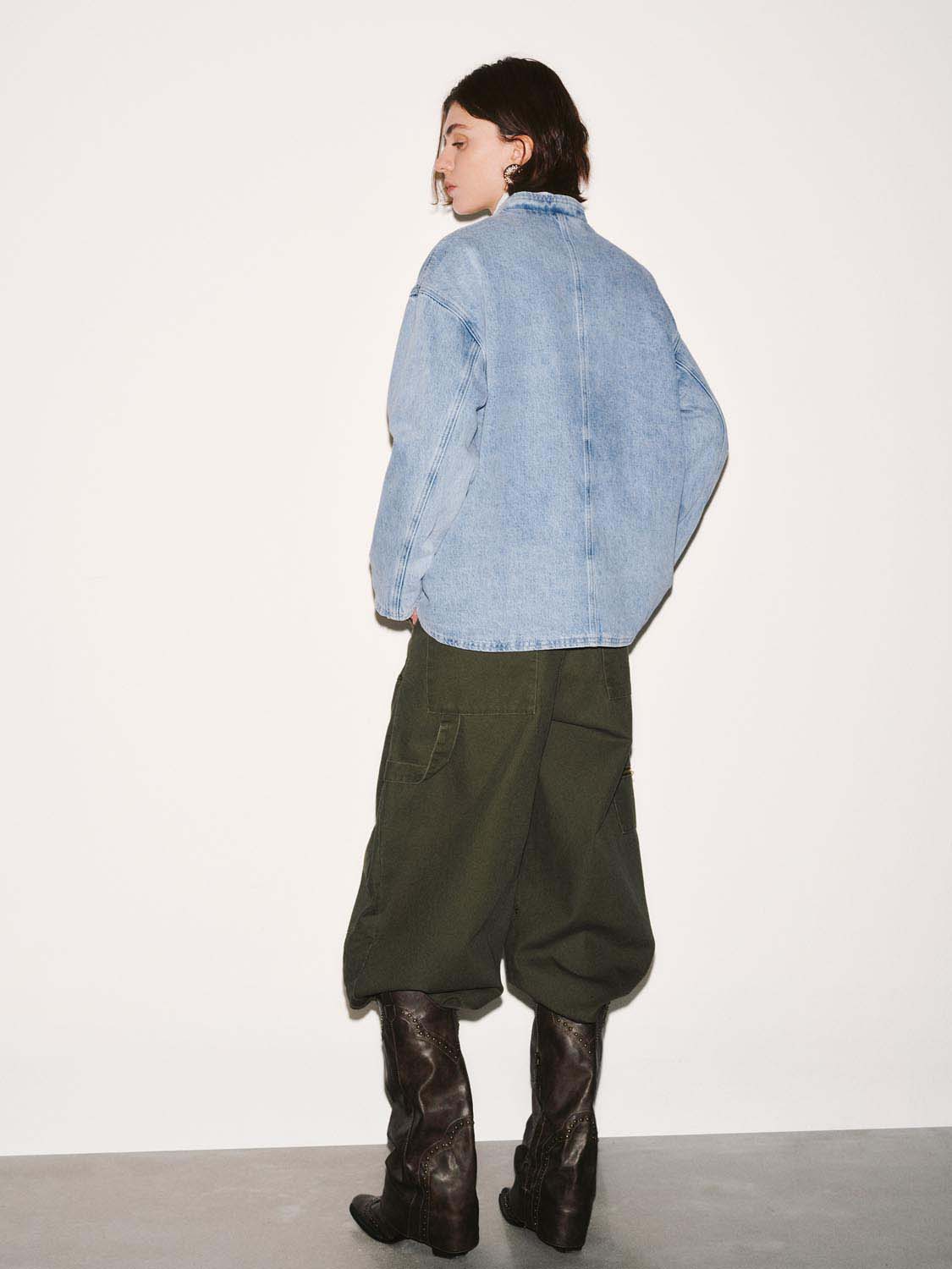 Chinese Frog Button Denim Jackets – URBAN REVIVO Singapore
