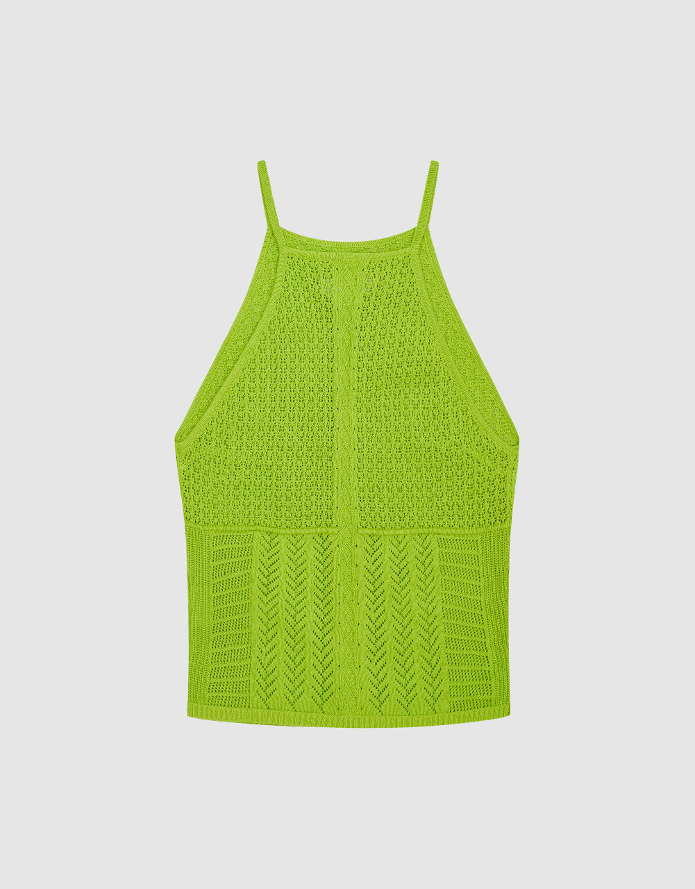 Crew Neck Knitted Tank Top