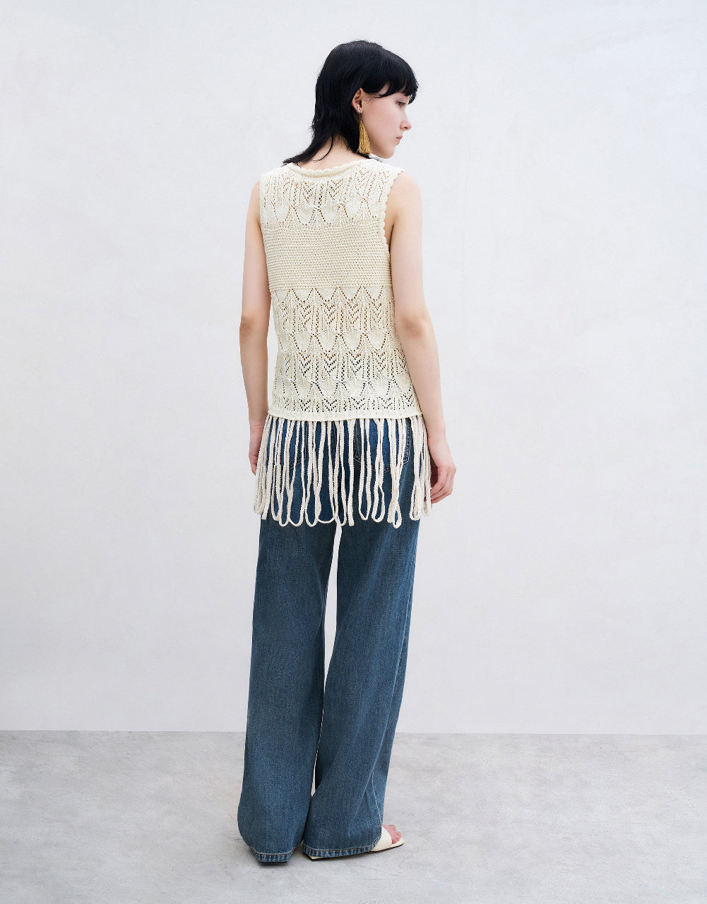 Crochet Knitted Tank Top