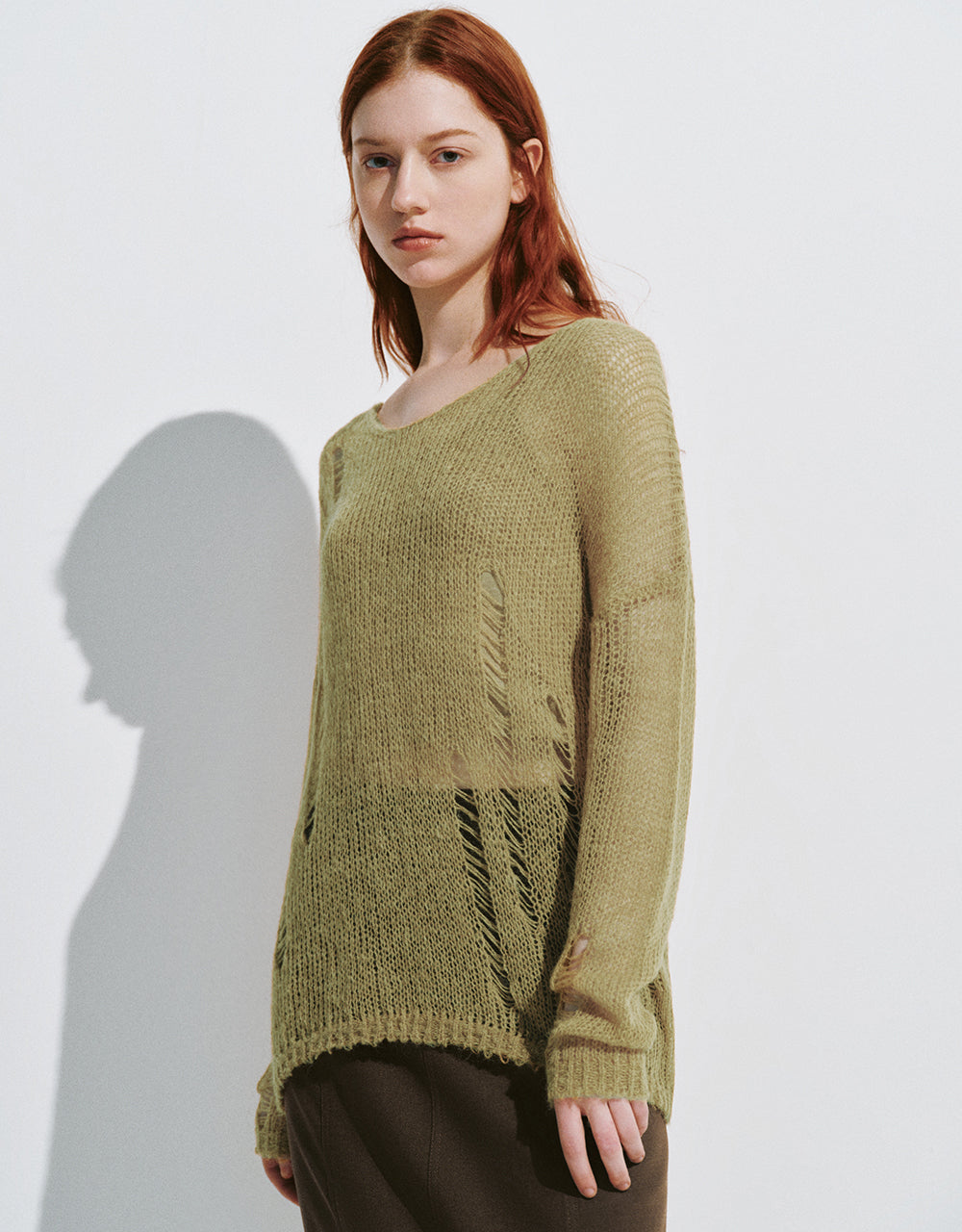 Crew Neck Knitted T-Shirt