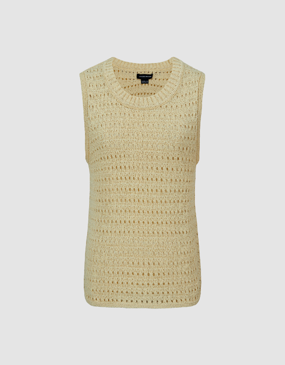 Crew Neck Knitted Tank Top