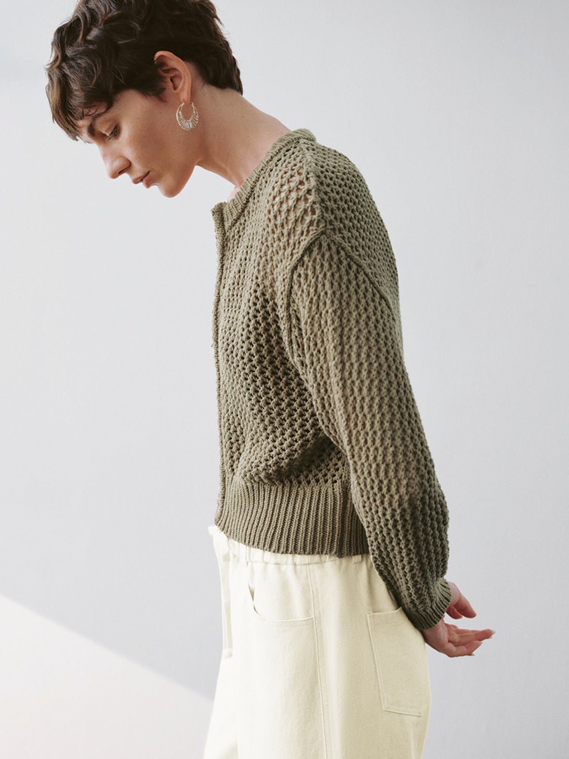 Cropped Knitted Cardigans