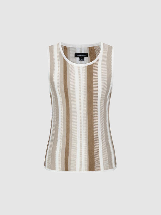 Knitted Striped T-Shirts