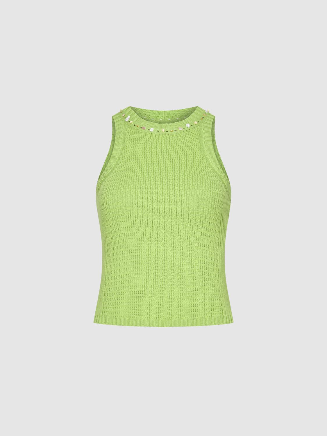 Knitted Sleeveless T-Shirts