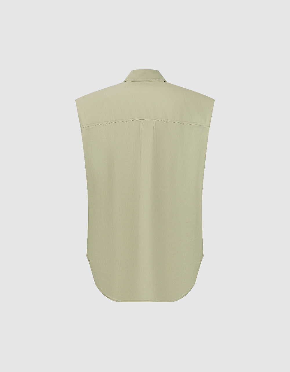 Sleeveless Straight Shirt