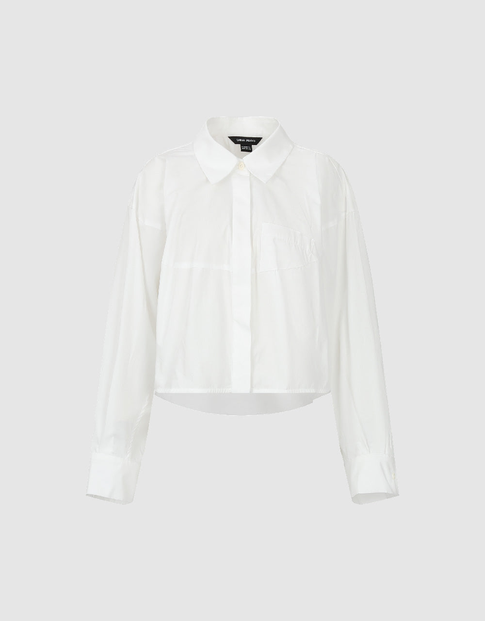 Cropped Straight Shirt