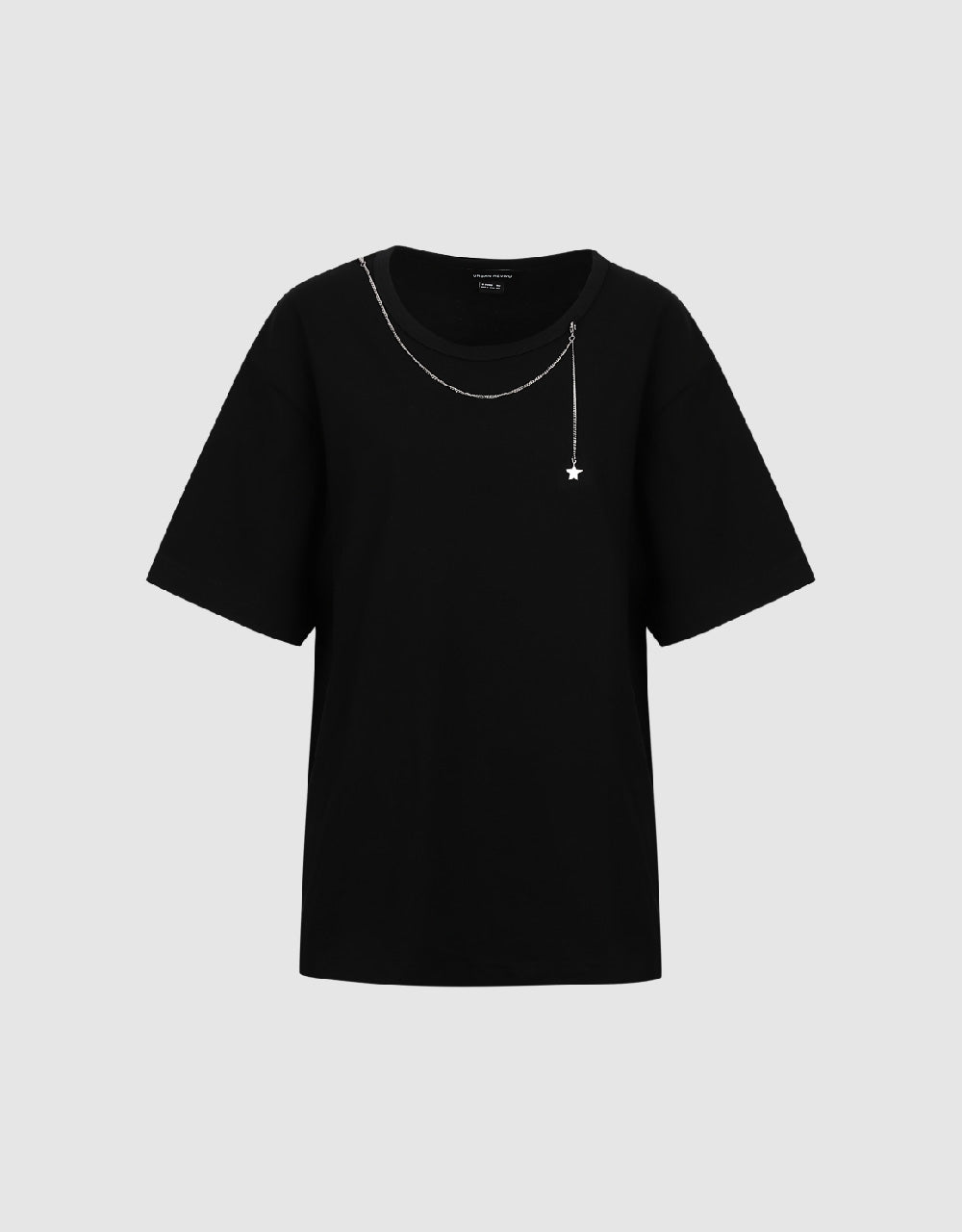 Drop Shoulder Sleeve  Loose T-Shirt