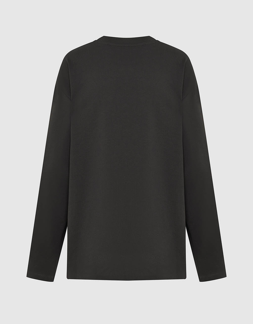 Crew Neck Loose T-Shirt With Necklace