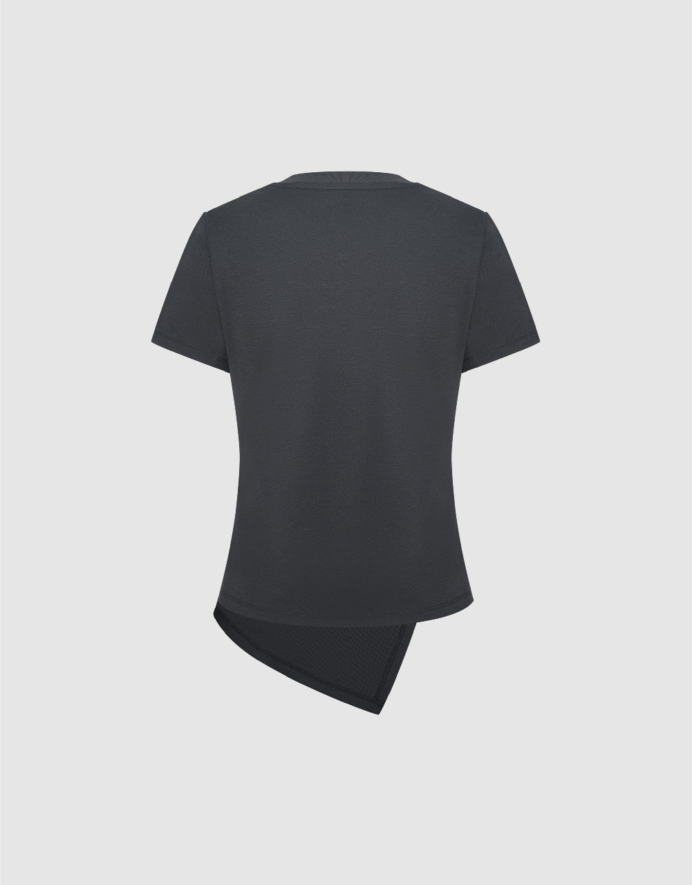 Asymmetric Crew Neck Loose T-Shirt