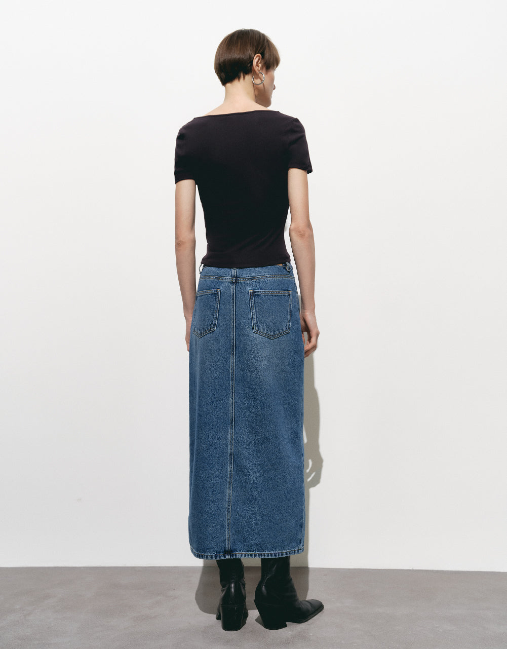 One Shoulder Straight T-Shirt