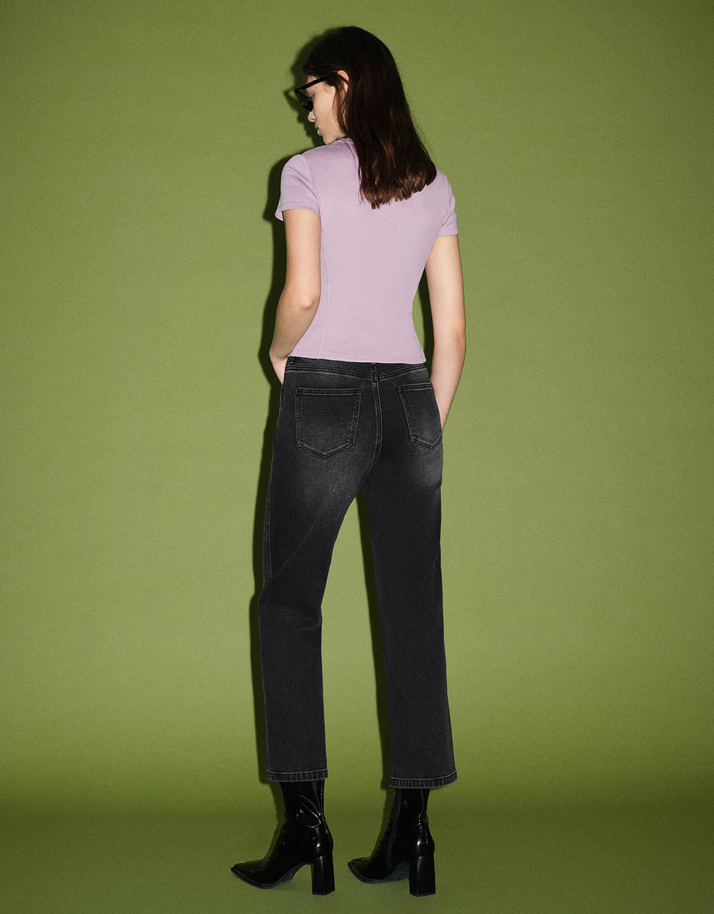 Crew Neck Knitted T-Shirt