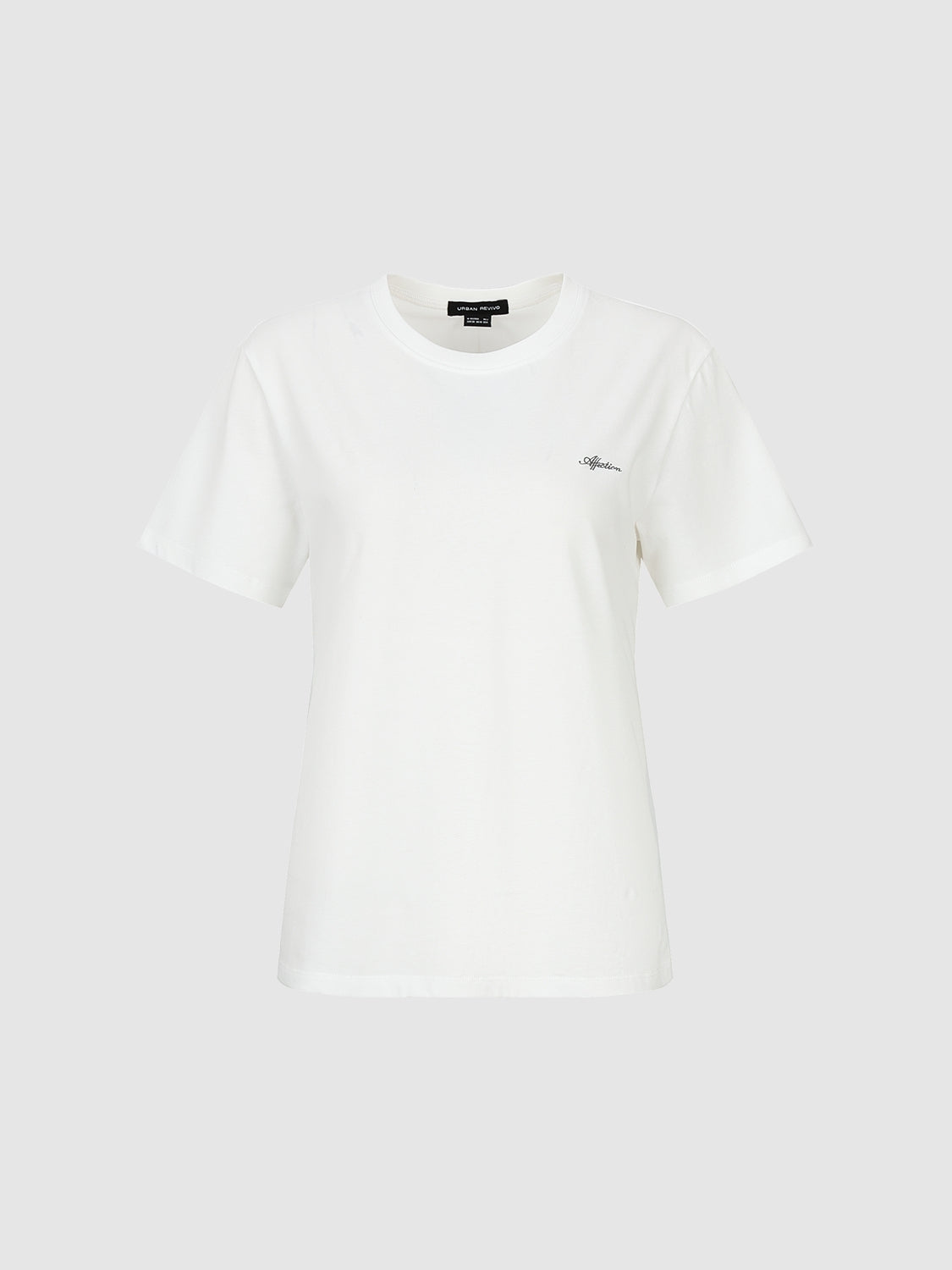 Crew Neck Straight T-Shirt