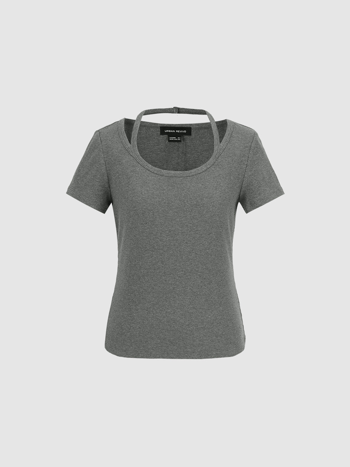 Halter Neck Skinny T-Shirt