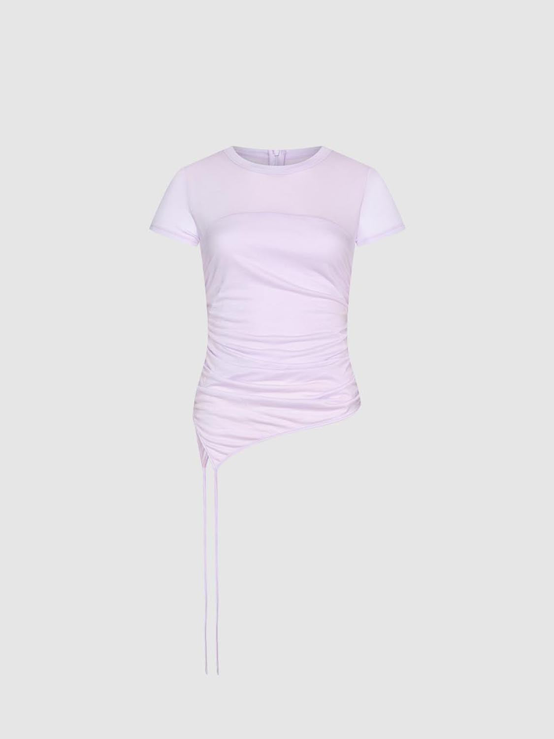 Drawstring Short Sleeve T-Shirts