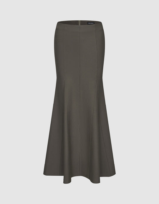 Knitted Fishtail Skirt