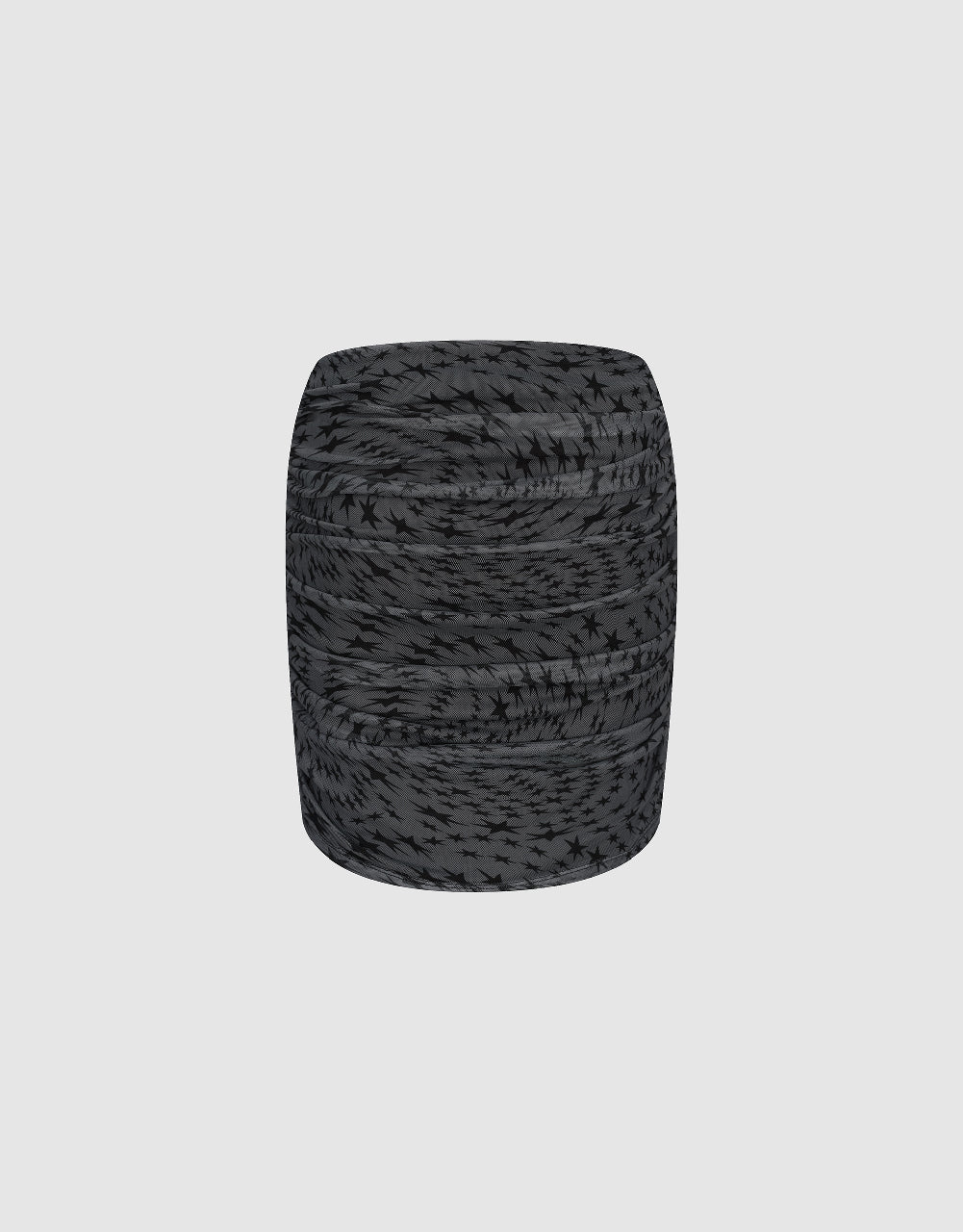 Star Printed Skinny Mini Skirt