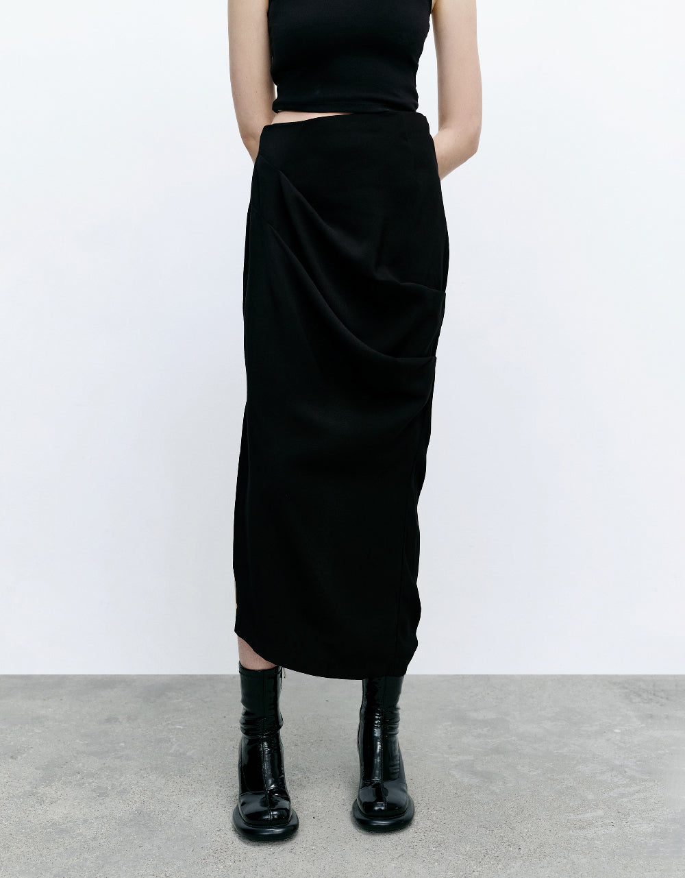 Midi Skinny-Fit Skirt