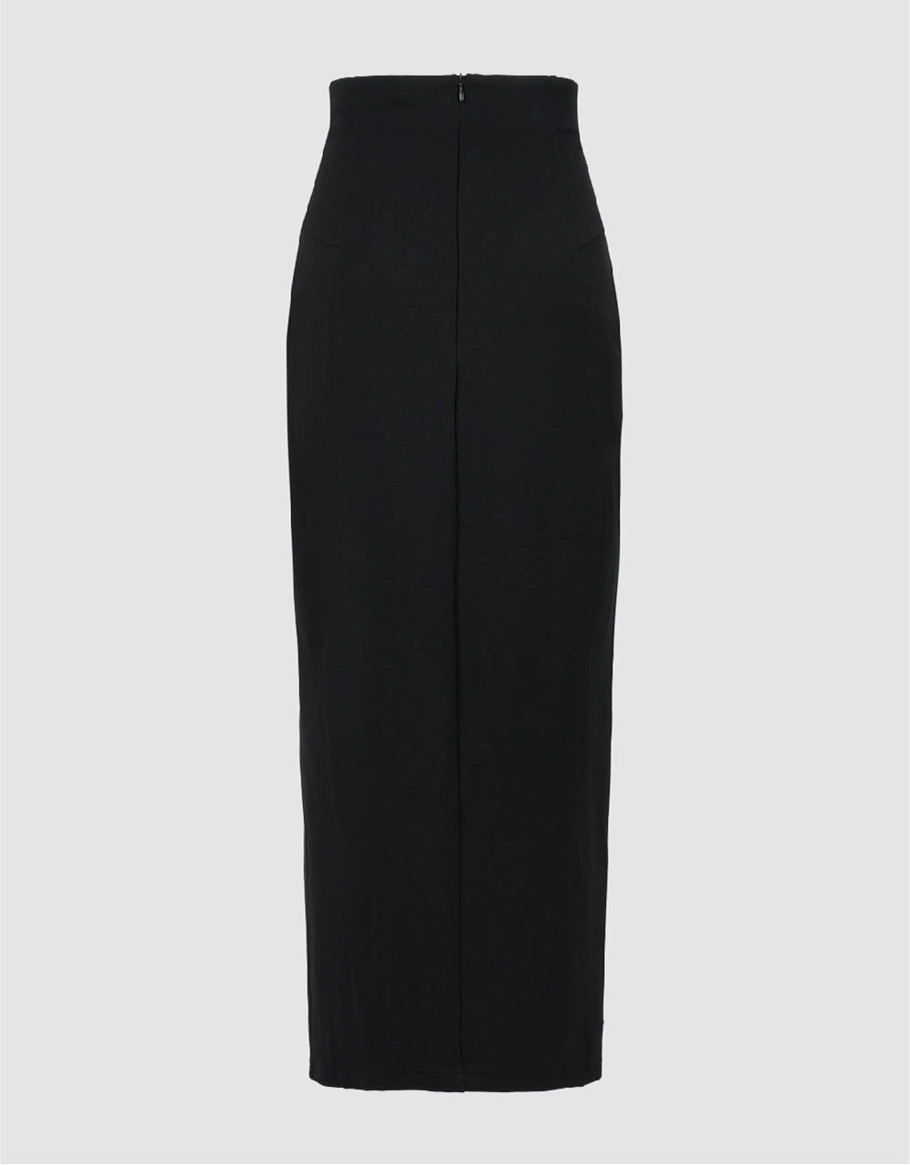 Split Hem Knitted Straight Skirt