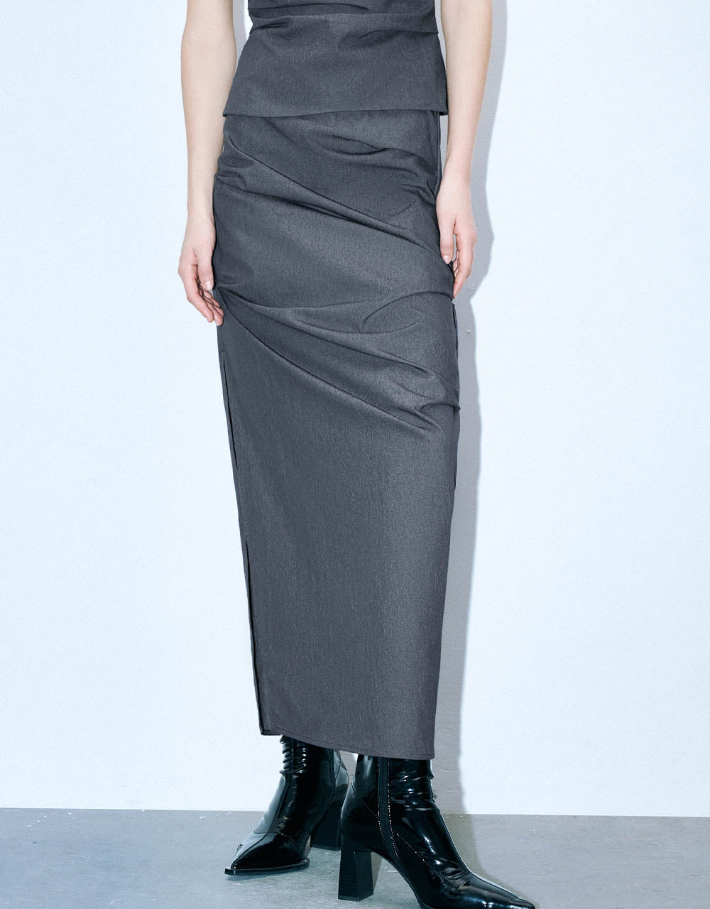 Midi Straight Skirt