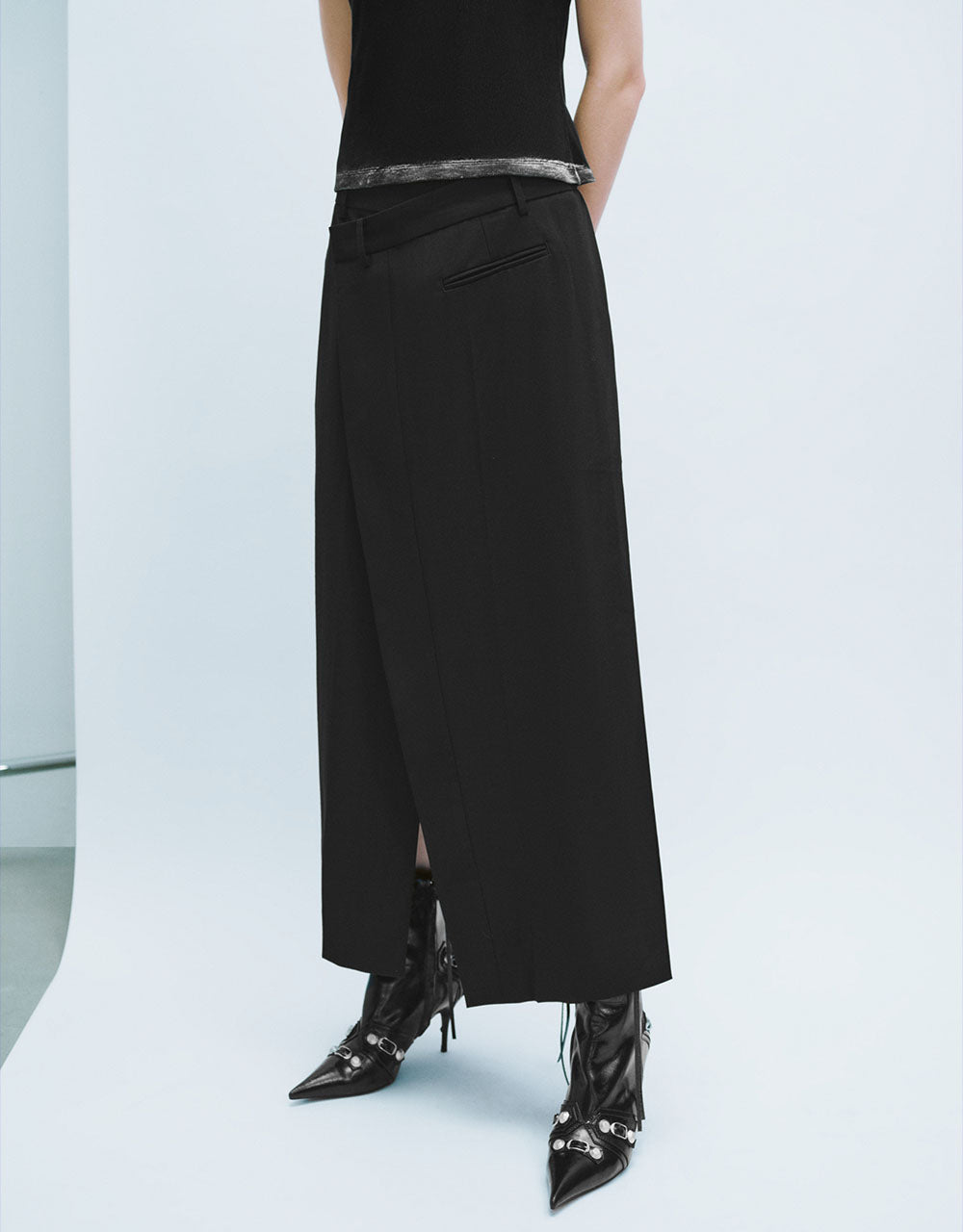 Midi Straight Skirt