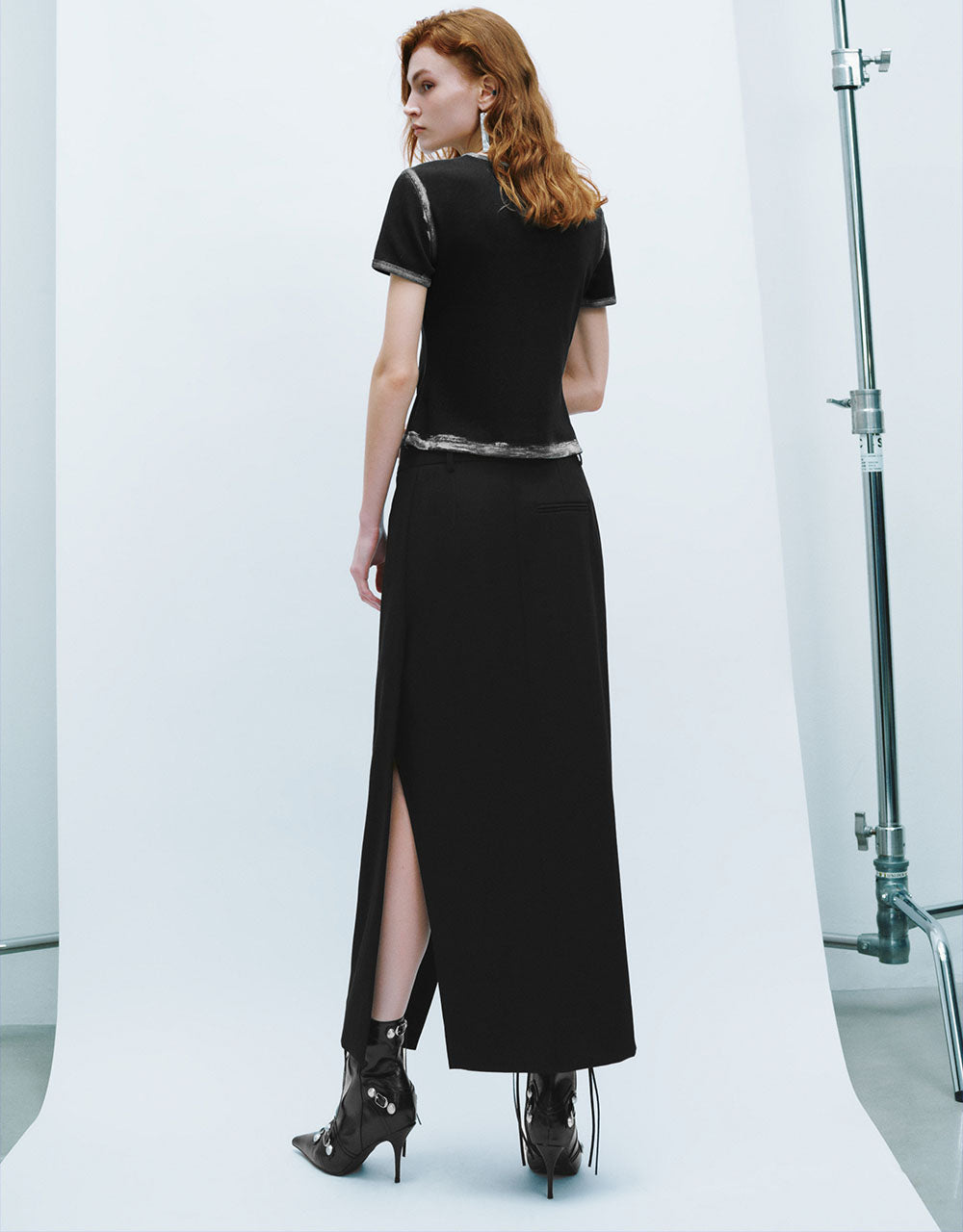 Midi Straight Skirt