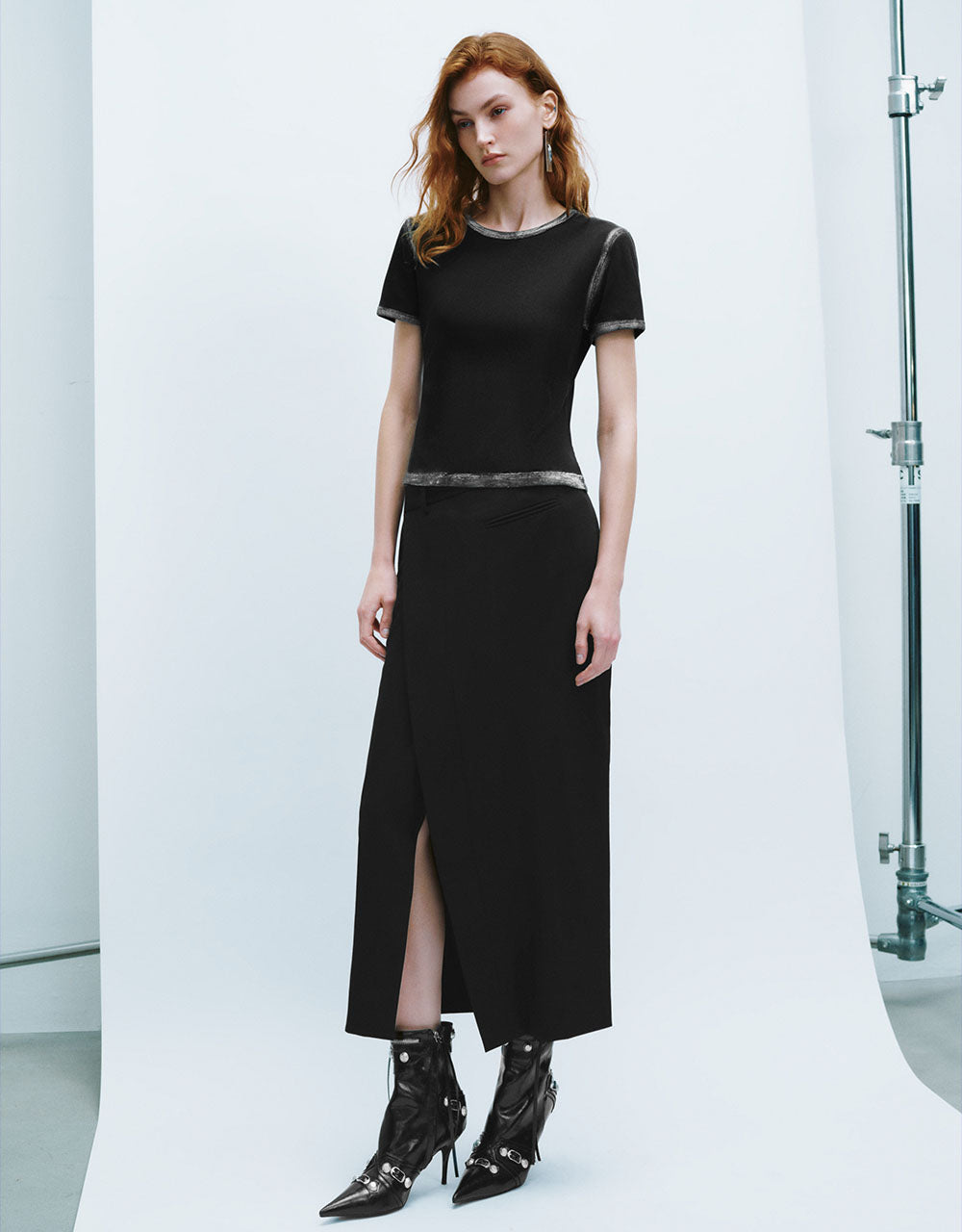 Midi Straight Skirt