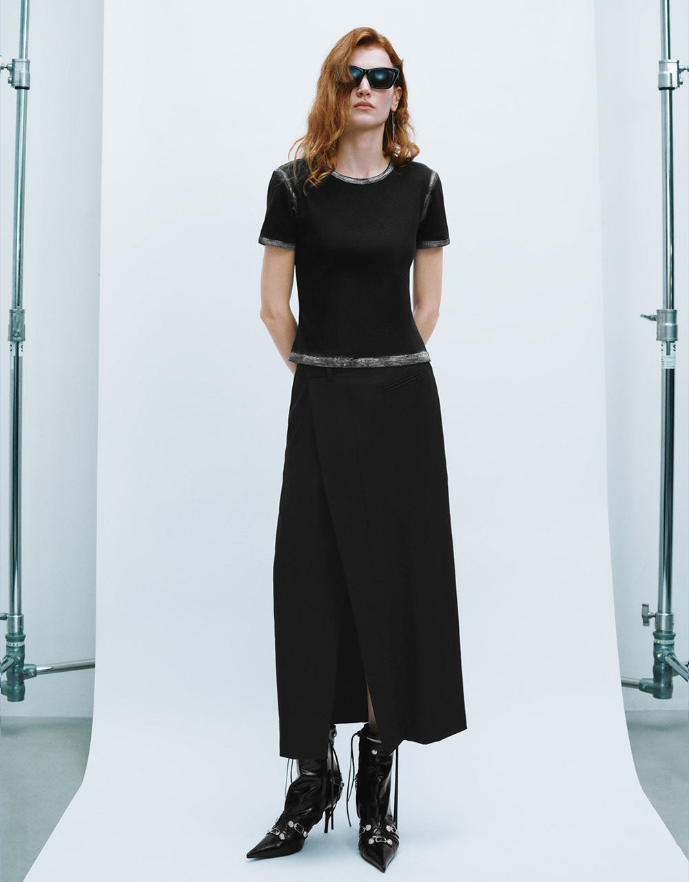 Midi Straight Skirt