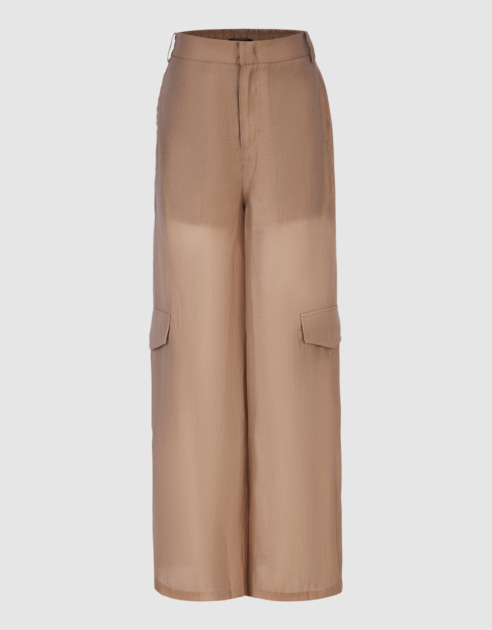 Thin Wide-Leg Pants