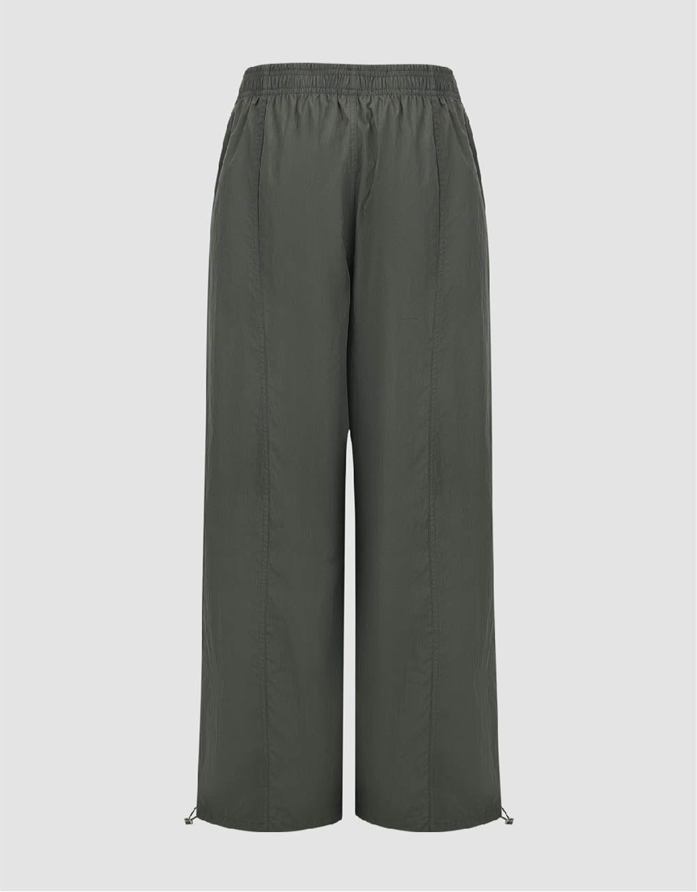 Elastic Waist Knitted Wide-Leg Pants