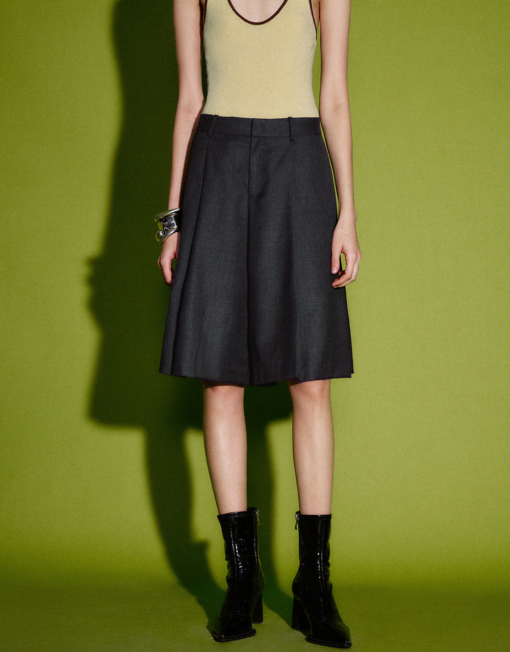 Wide-Leg Shorts