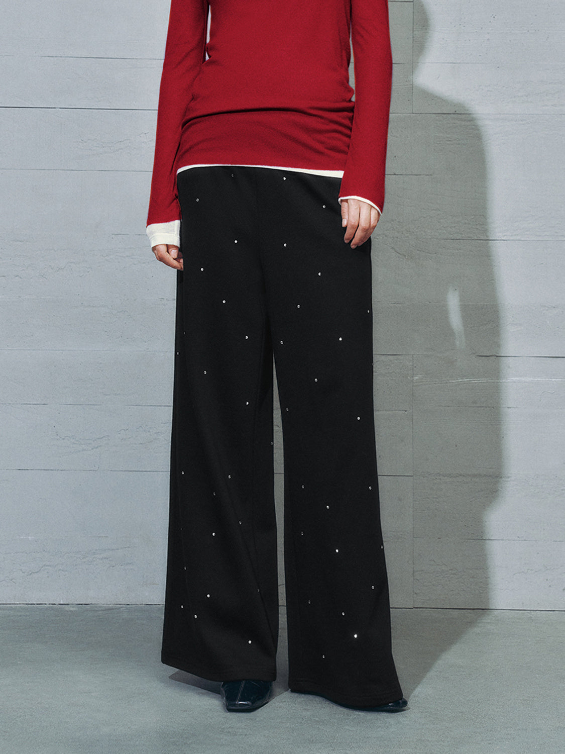 Regular Wide-Leg Pants