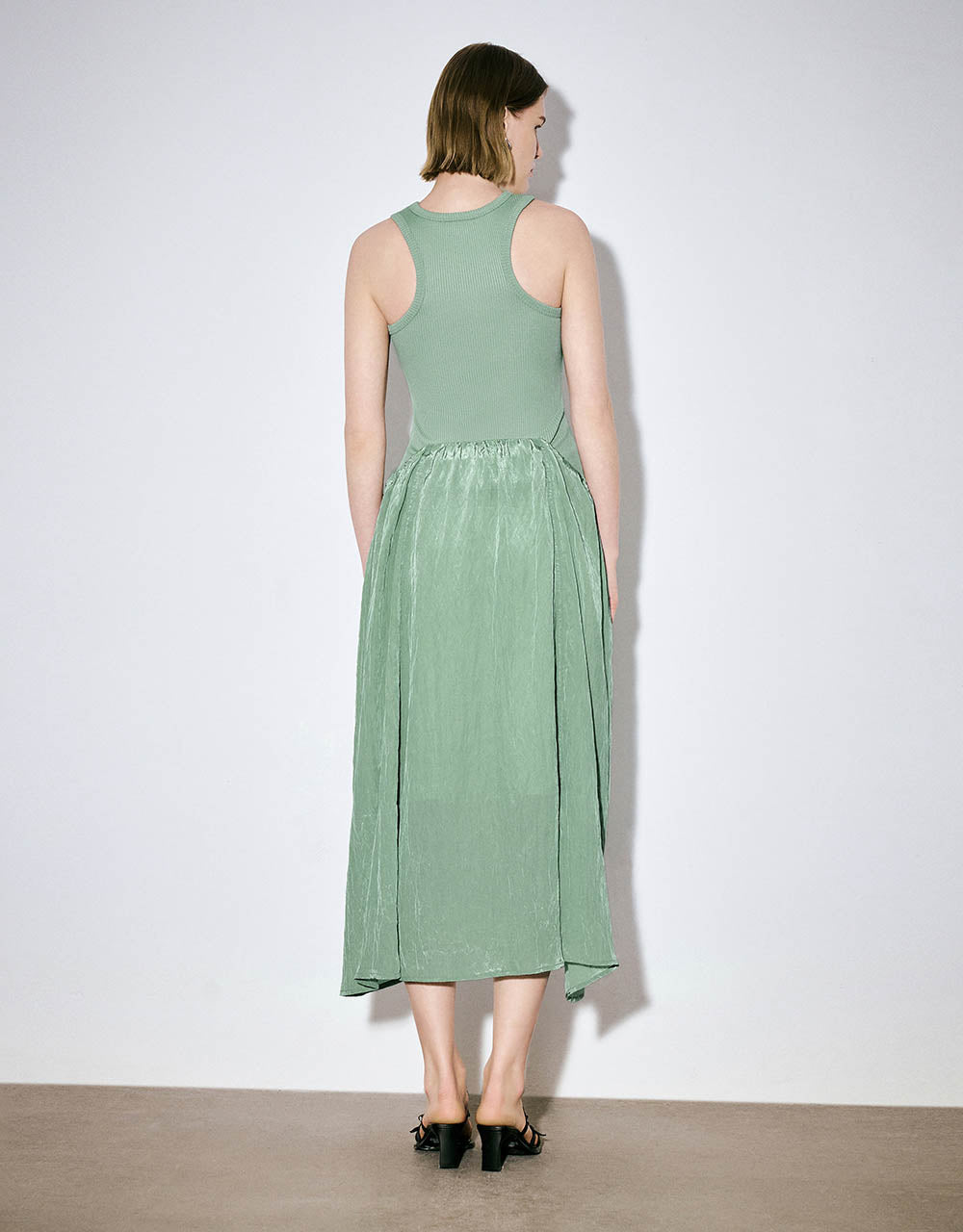 Crew Neck Skinny Knitted Dress