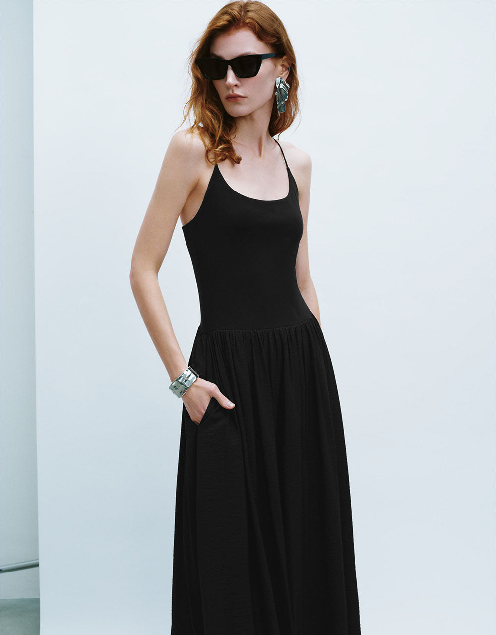 Halter Neck Straight Dress