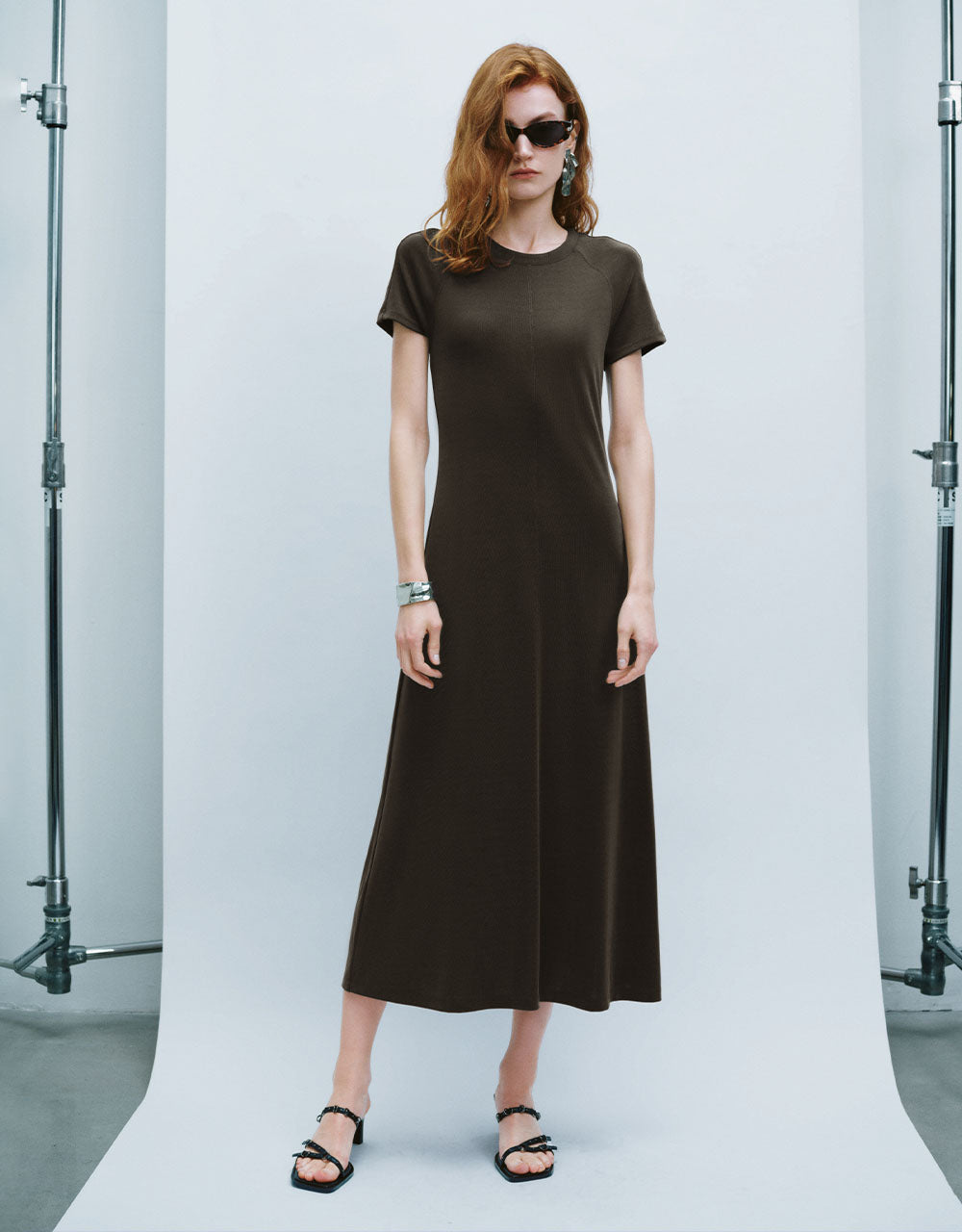 Crew Neck A-Line Dress