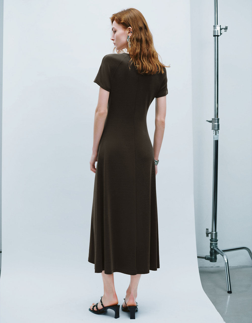 Crew Neck A-Line Dress