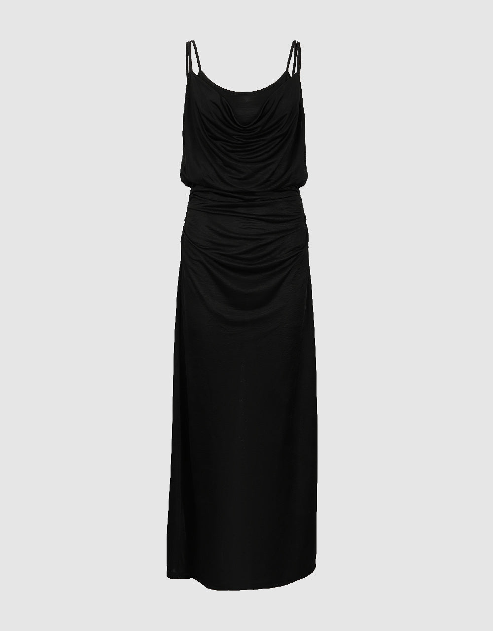 Cowl Neck Sleeveless Skinny Dress