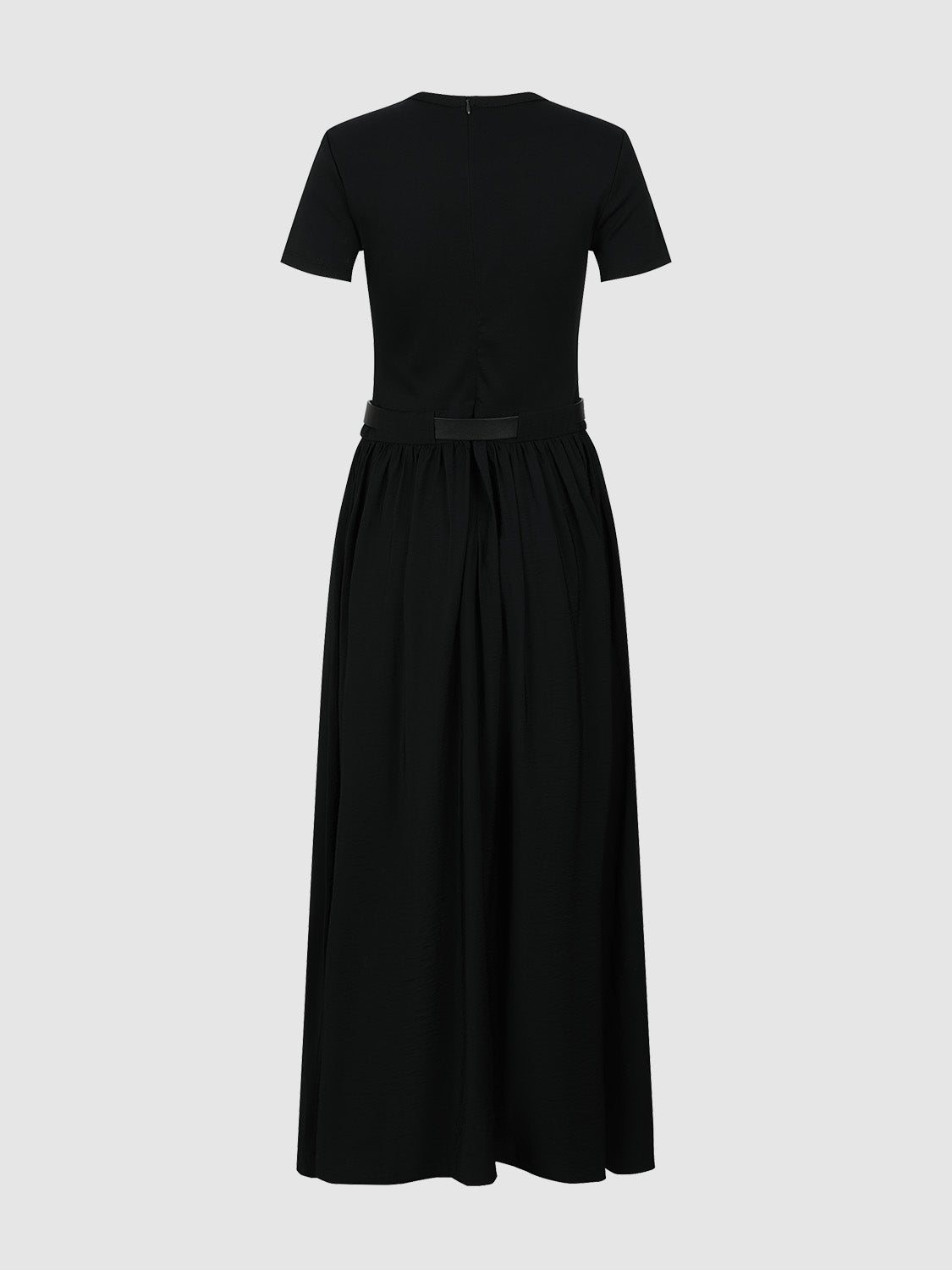 Crew Neck Skinny A-Line Dress