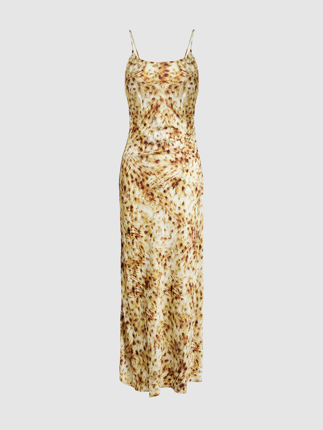 Leopard Printed A-Line Cami Dress