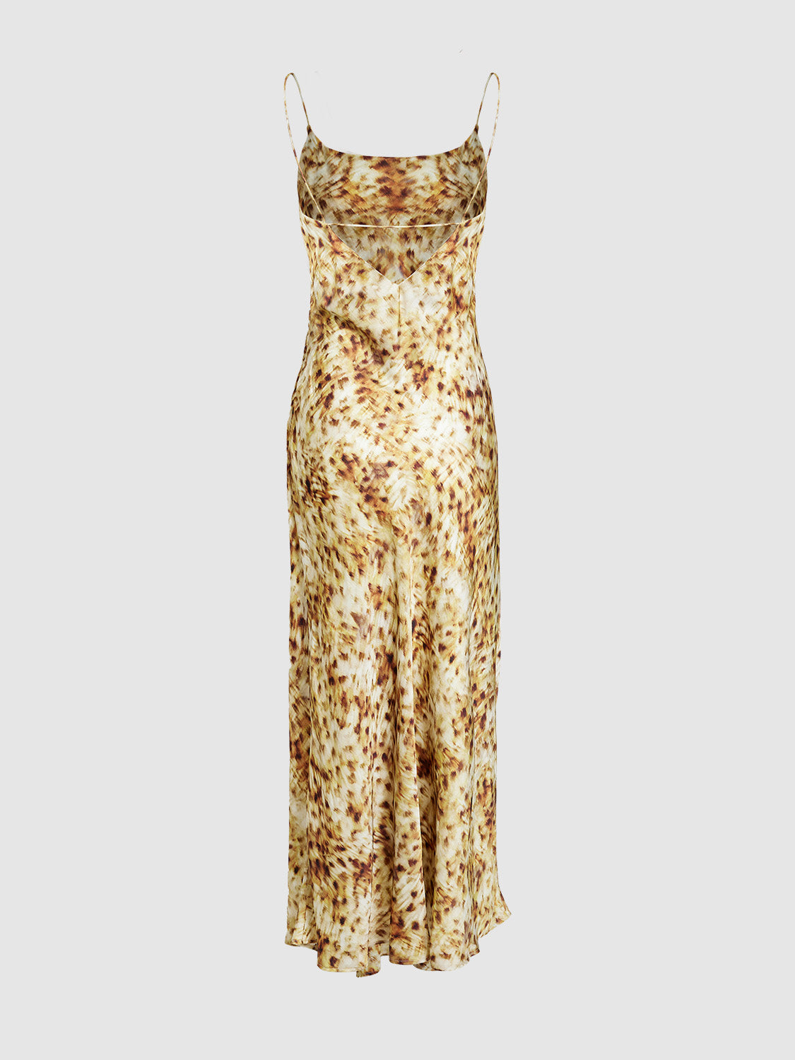 Leopard Printed A-Line Cami Dress