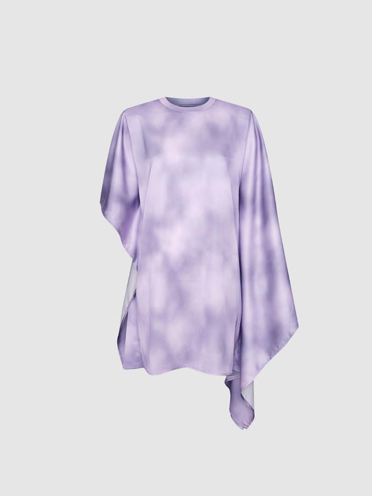 Asymmetrical Sleeve Loose Dresses