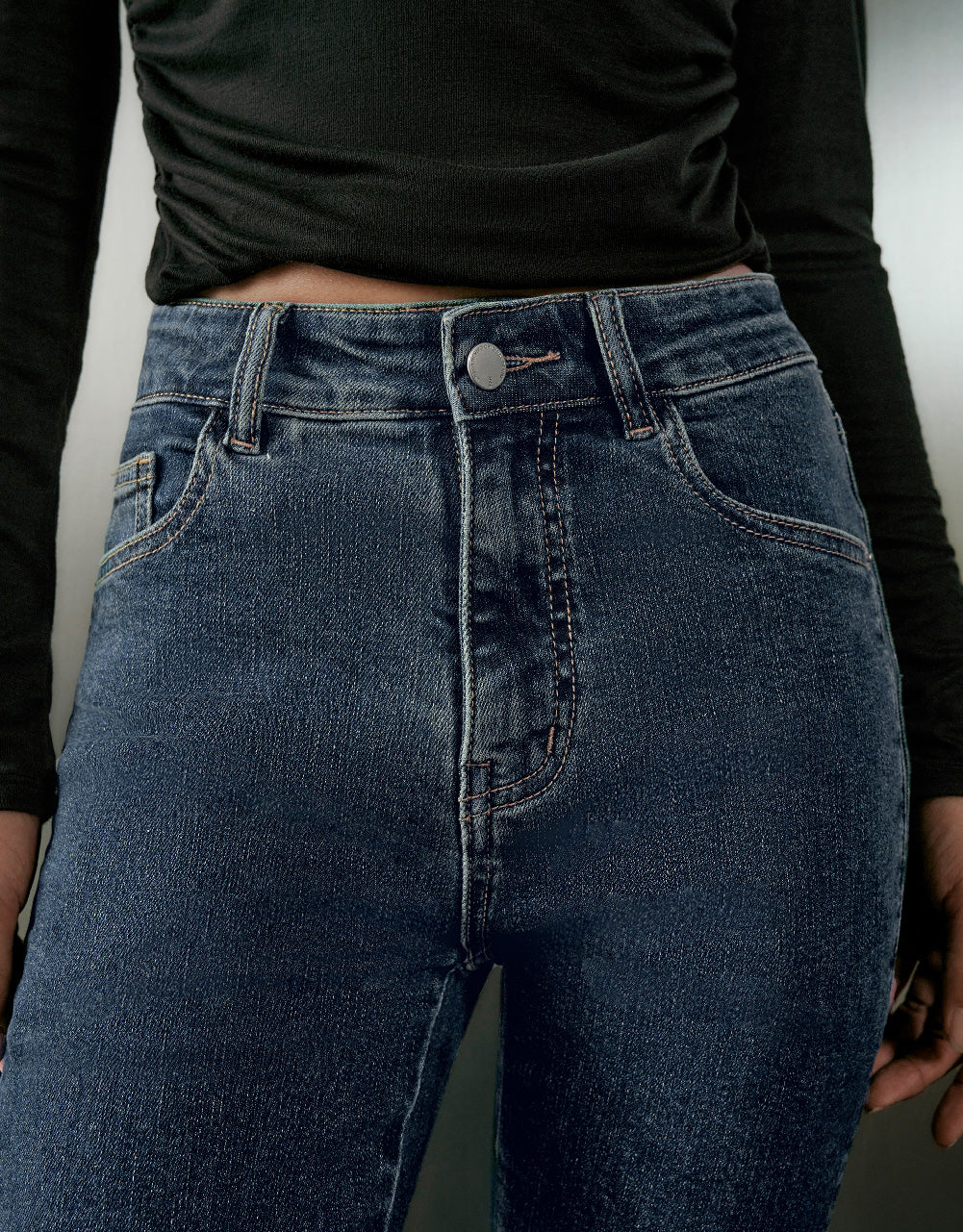 Split Hem Flare Jeans