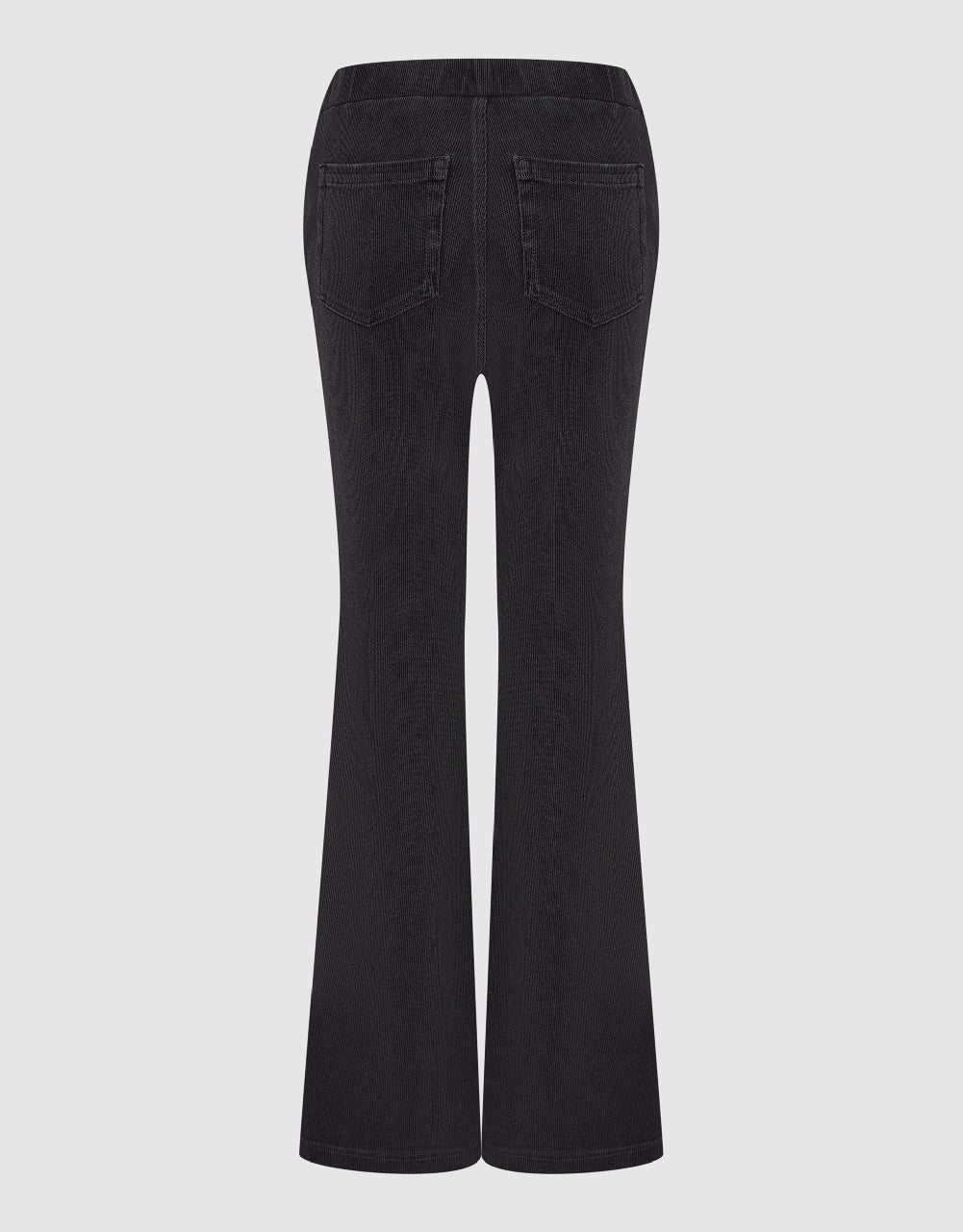 Elastic Waist Flare Jeans