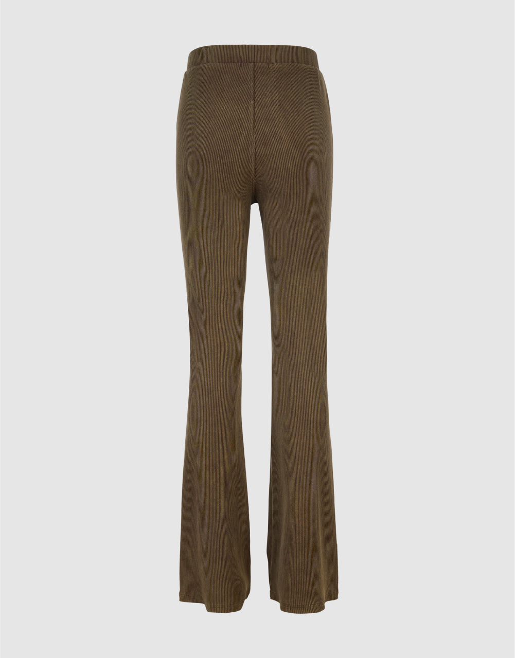 Elastic Waist Flare Jeans