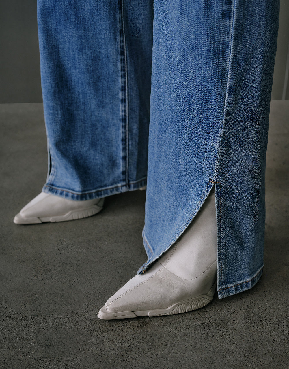Split Hem Jeans